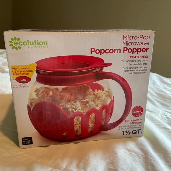 Ecolution Microwave Micro-Pop Popcorn Popper NWT - Picture 1 of 2